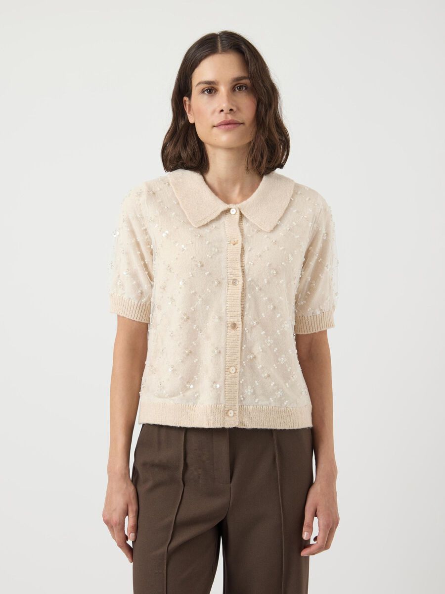 Product carousel image - YASMERILLA STRICKJACKE, Birch | 1