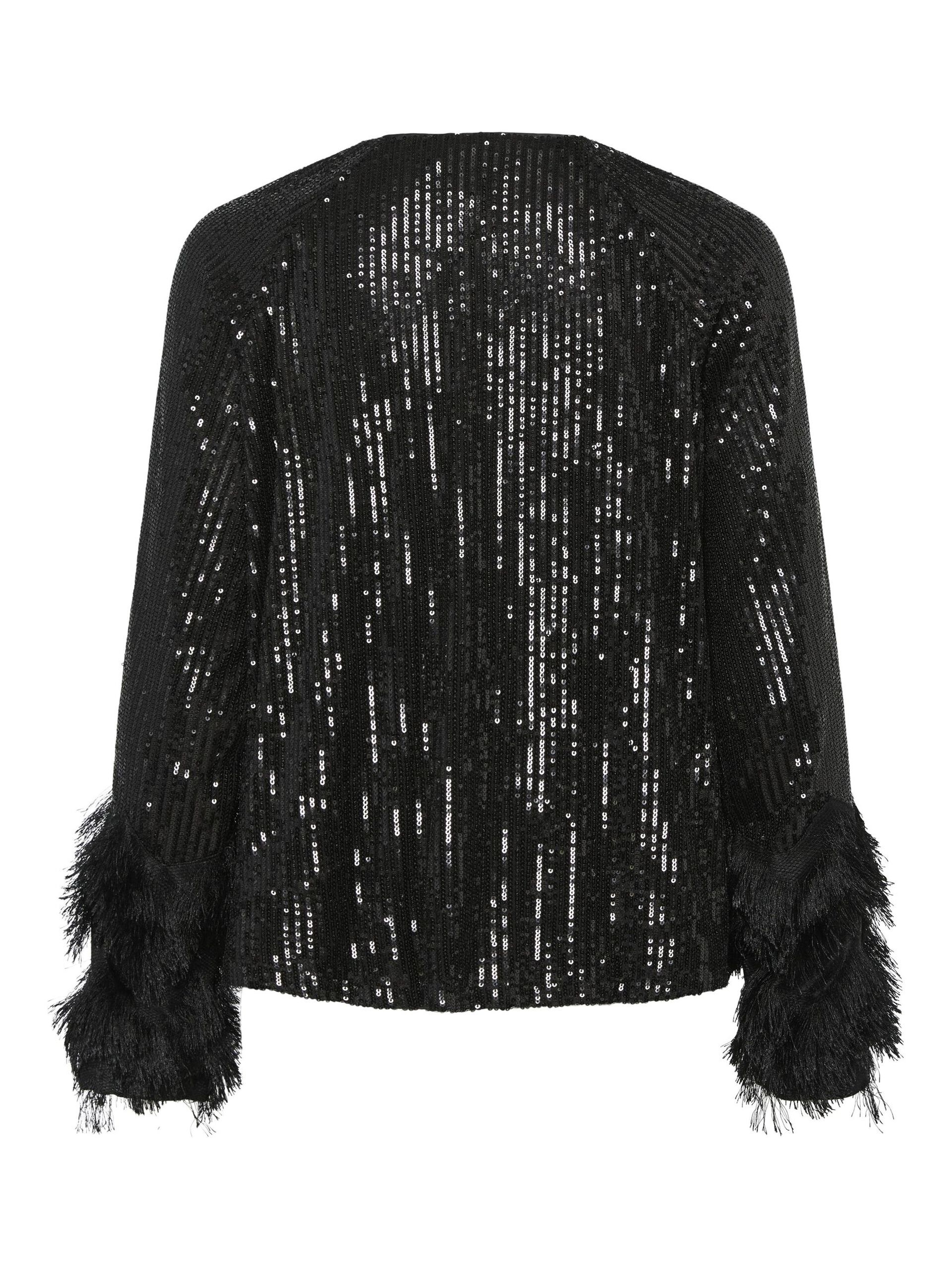 Carousel image - YASFLOW LONG SLEEVED TOP, Black | 7