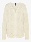 Y.A.S ALL'UNCINETTO CARDIGAN, Creme, highres - 26016366_Creme_001.jpg