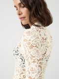 Product image thumbnail - YASLACEY - DENTELLE TOP &Agrave; MANCHES LONGUES, Pristine | 3