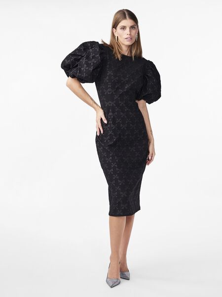 Y.A.S YASBOW MIDI DRESS, Black, highres - 26035014_Black_005.jpg