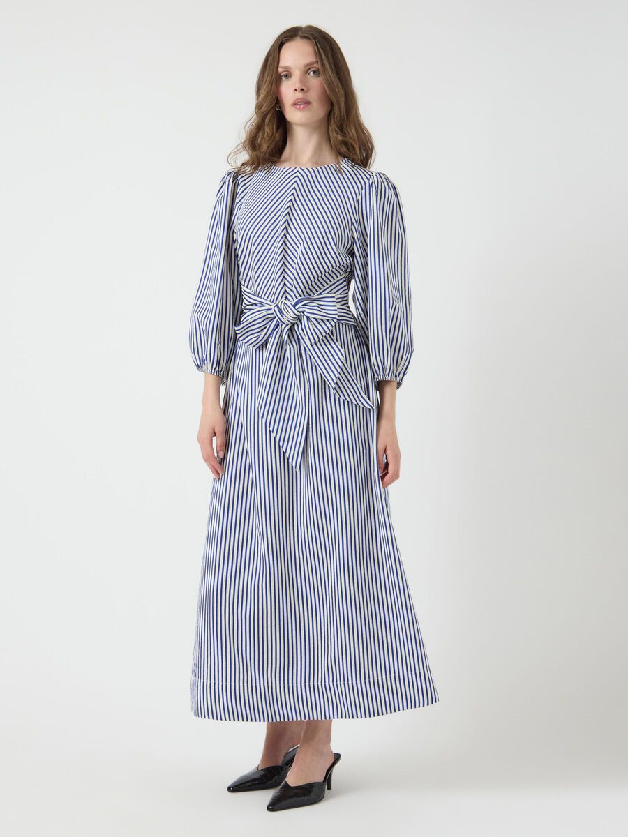 YAS YASYLVI 3/4 VESTITO MIDI, Dazzling Blue, highres - 26037986_DazzlingBlue_1196745_005.jpg