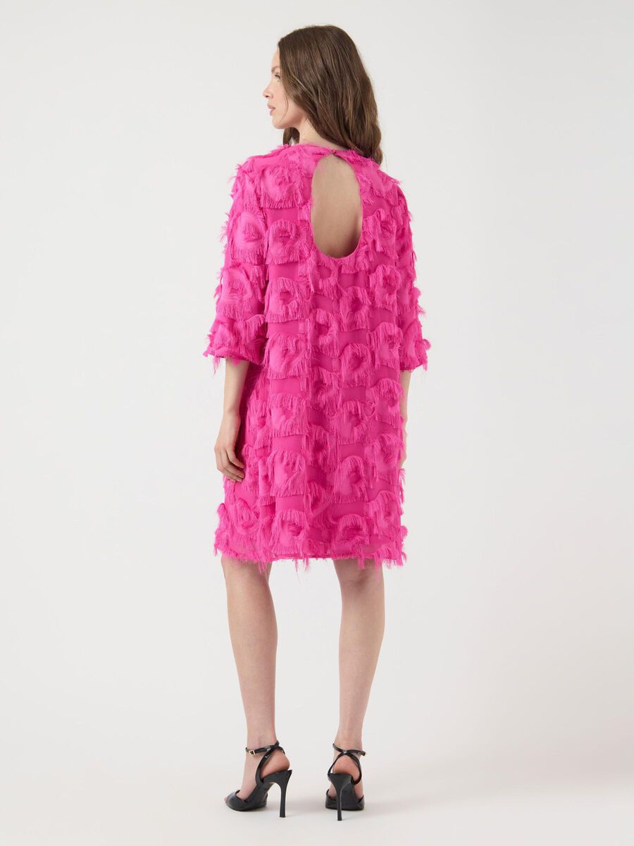 Product carousel image - YASDIO 3/4 MINI DRESS, Rose Violet | 2