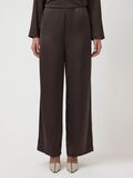 Product image thumbnail - YASPELLA HW  WIDE-LEG TROUSERS, Chocolate Brown | 1