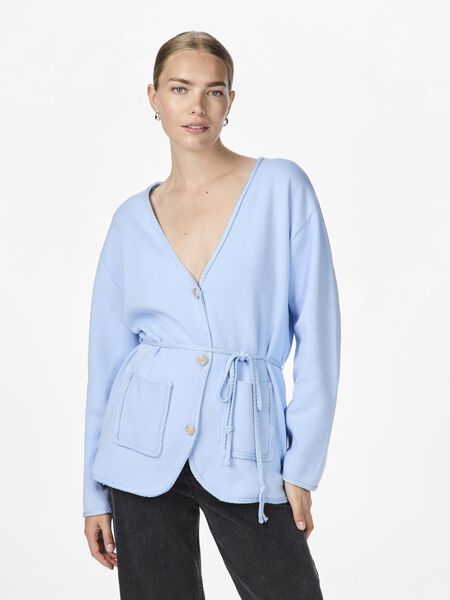 YAS YASBREMA KNIT CARDIGAN, Clear Sky, highres - 26036807_ClearSky_003.jpg