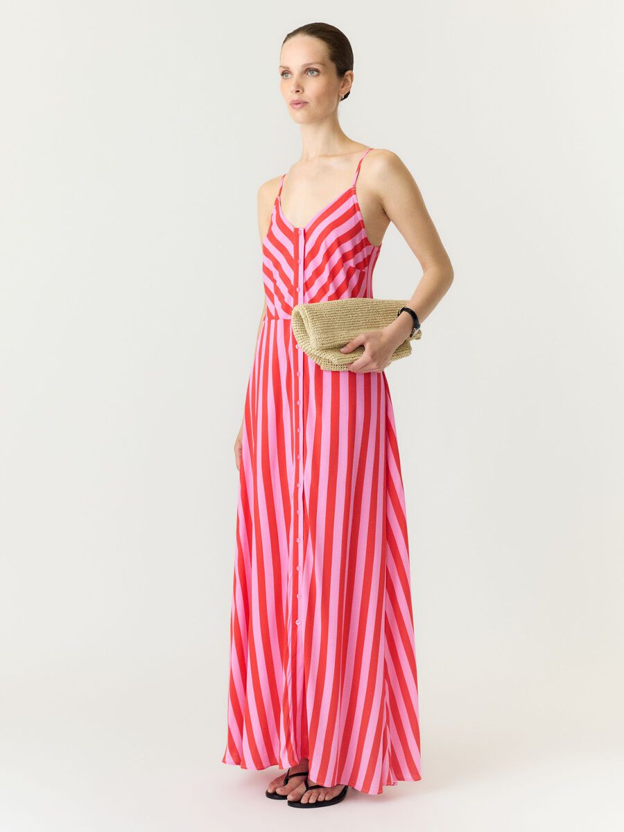 Carousel image 5 YASSAVANNA LONG STRAP DRESS, Cyclamen