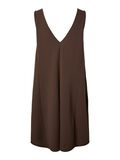Product image thumbnail - YASMALEA WIDE SPENCER DRESS, Chocolate Brown | 6