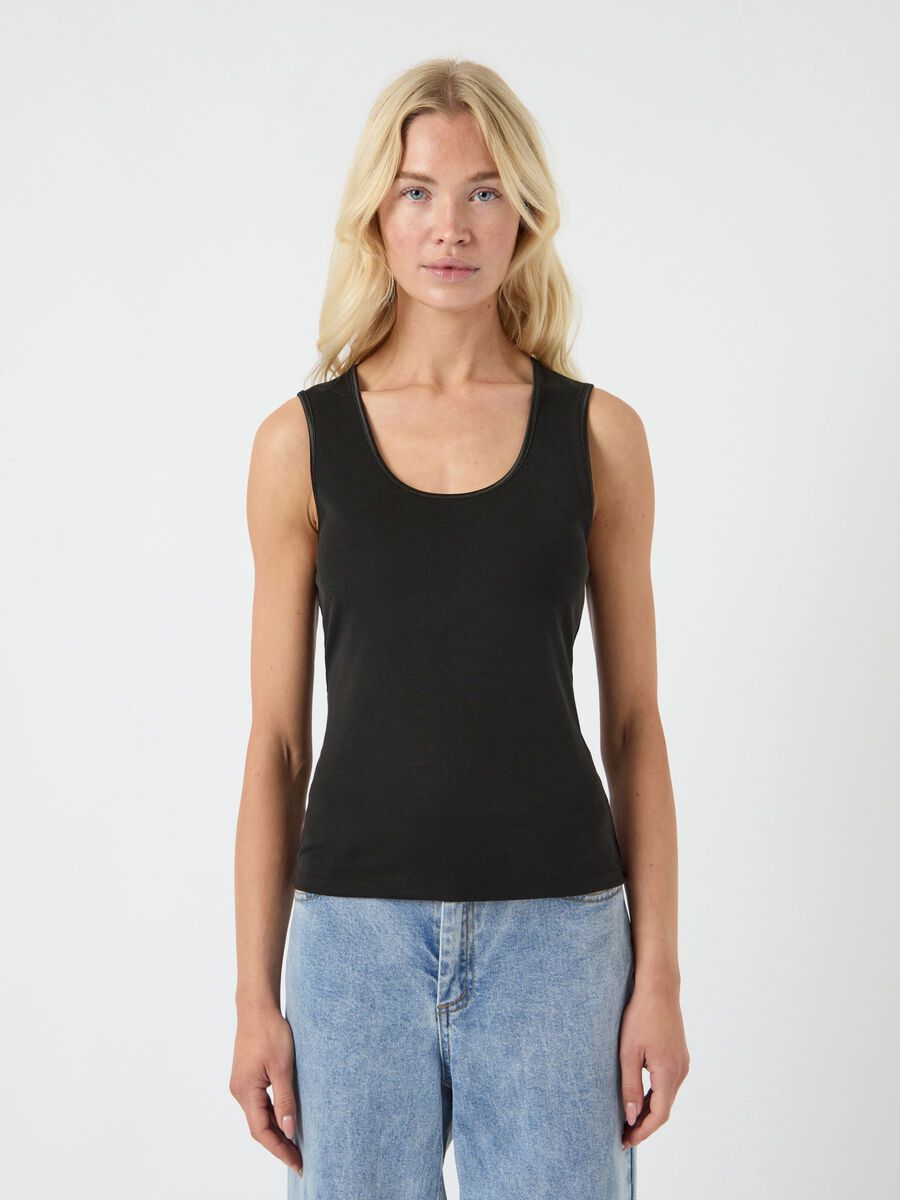 Product carousel image - YASPALOMA TANK TOP, Black | 1