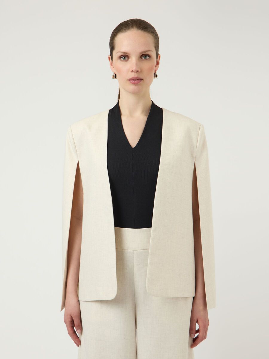 Product carousel image - YASALIKKA CAPE  BLAZER, Pristine | 1