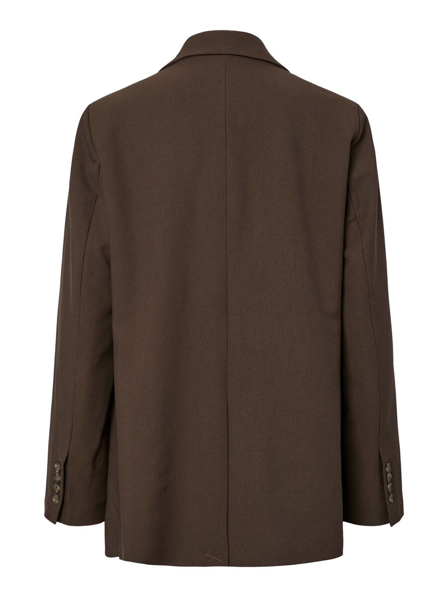 Carousel image 7 YASREEMAJ BLAZER, Chocolate Brown