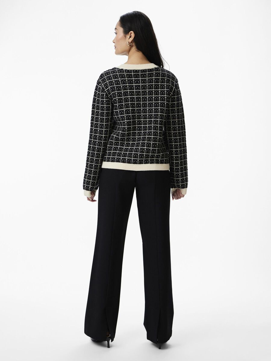 YAS YASLIVIA KNITTED CARDIGAN, Black, highres - 26033200_Black_1092529_004.jpg