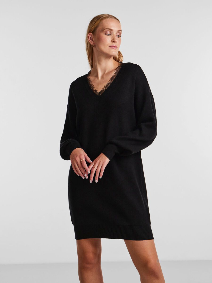 Y.A.S YASBRIDIE KNITTED DRESS, Black, highres - 26027634_Black_003.jpg
