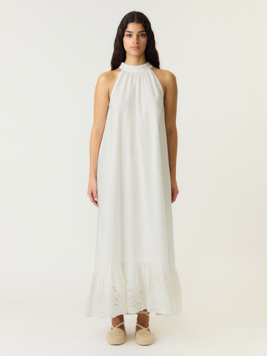 Product carousel image - YASKERSTIN HALTERNECK MAXI DRESS, Star White | 1