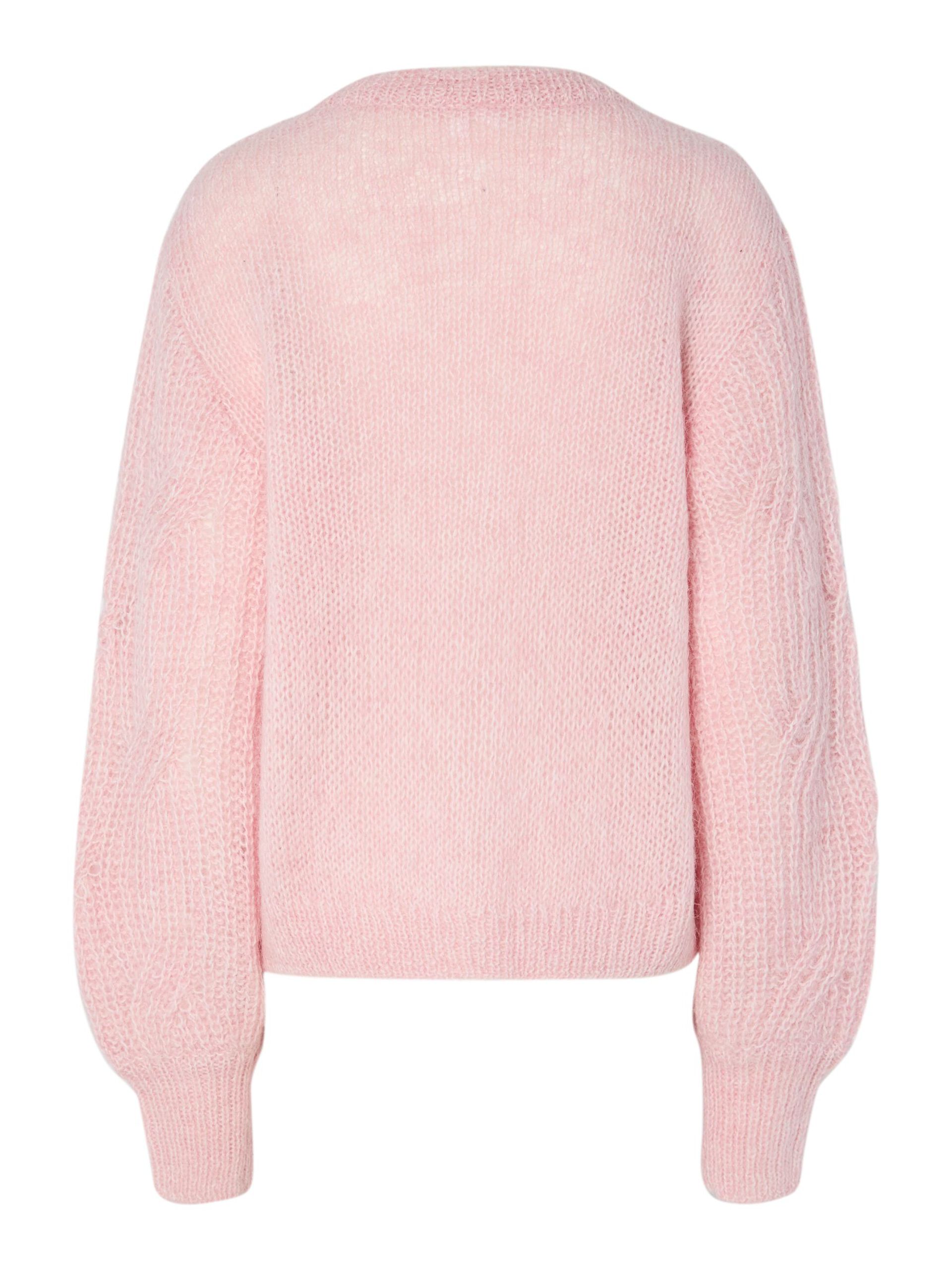 Carousel image - YASZUMA - LAINE MÉLANGÉE CARDIGAN EN MAILLE, Orchid Pink | 6