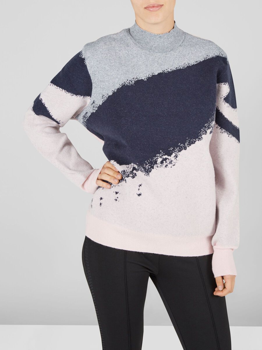 Y.A.S GRAPHIC KNITTED PULLOVER, Potpourri, highres - 26009766_Potpourri_601966_003.jpg