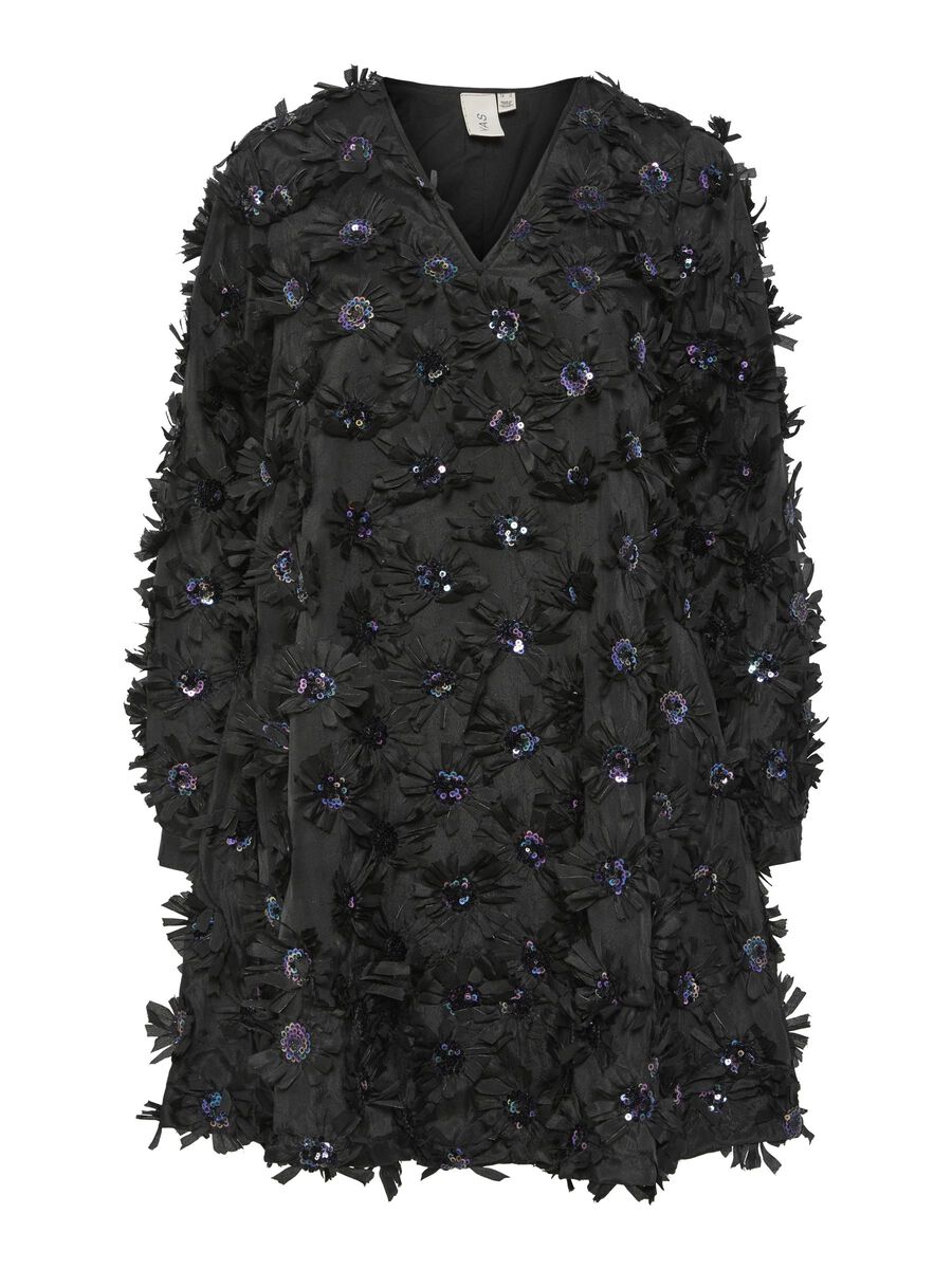 YAS YASABELONE VESTITO MINI, Black, highres - 26036596_Black_001.jpg