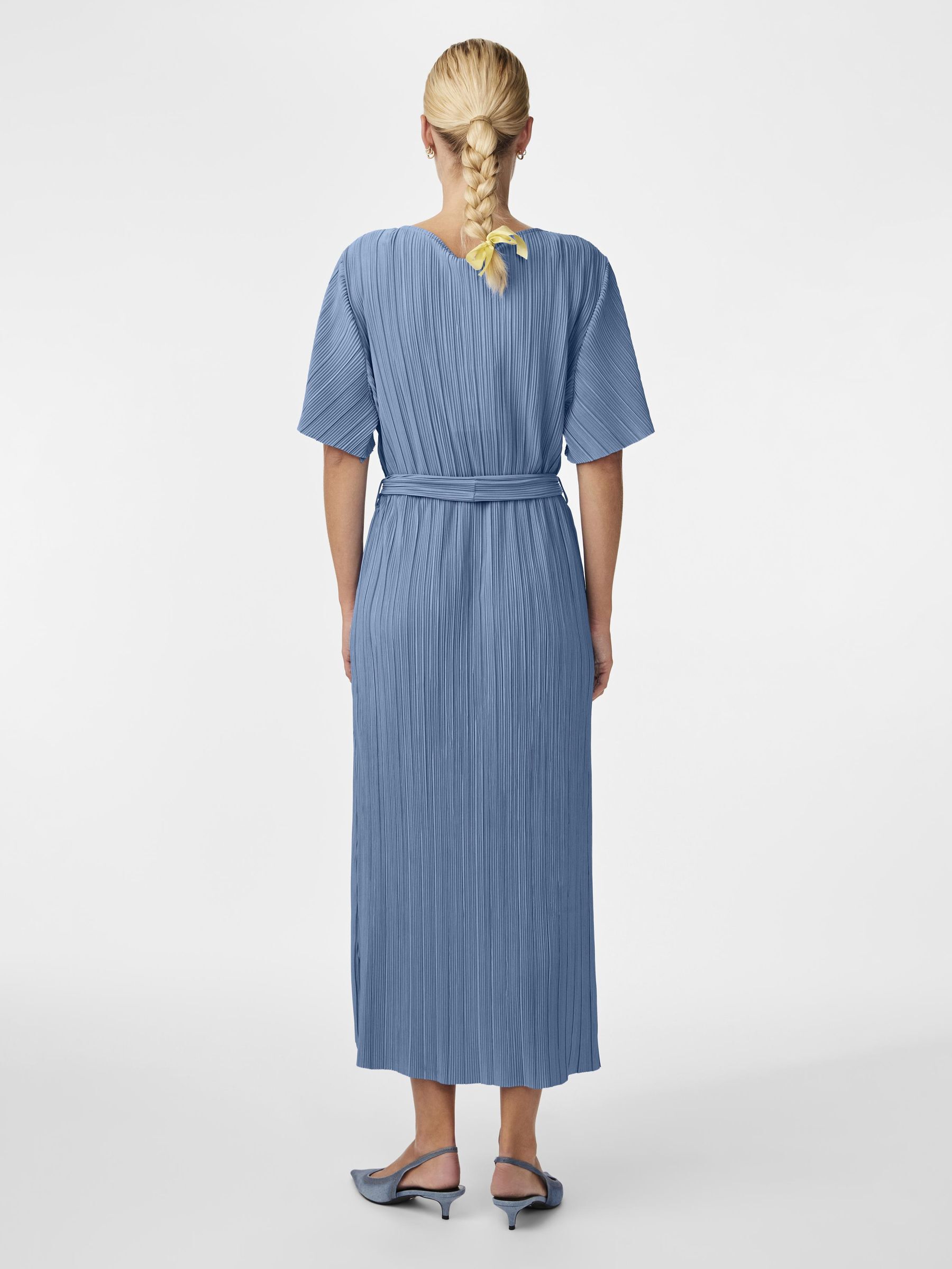 YASOLINDA MIDI JURK Blau YAS Belgie