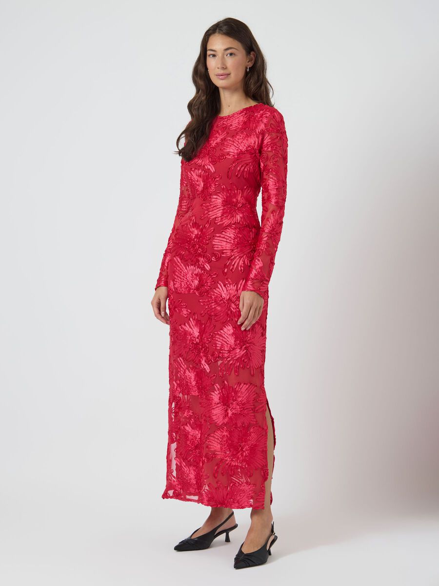 Product carousel image - YASFLOREE  MIDI DRESS, Persian Red | 1