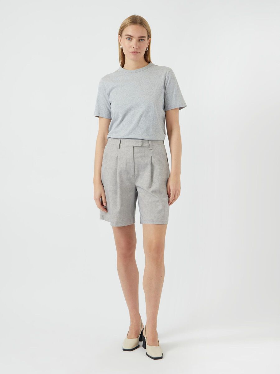 YAS YASRIU SHORTS, Light Grey Melange, highres - 26037796_LightGreyMelange_005.jpg