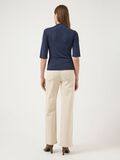 Product image thumbnail - YASLYSA - 2/4 TOP, Navy Blazer | 2