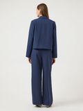 Product image thumbnail - YASDAKOTA CROPPED BLAZER, Navy Blazer | 2