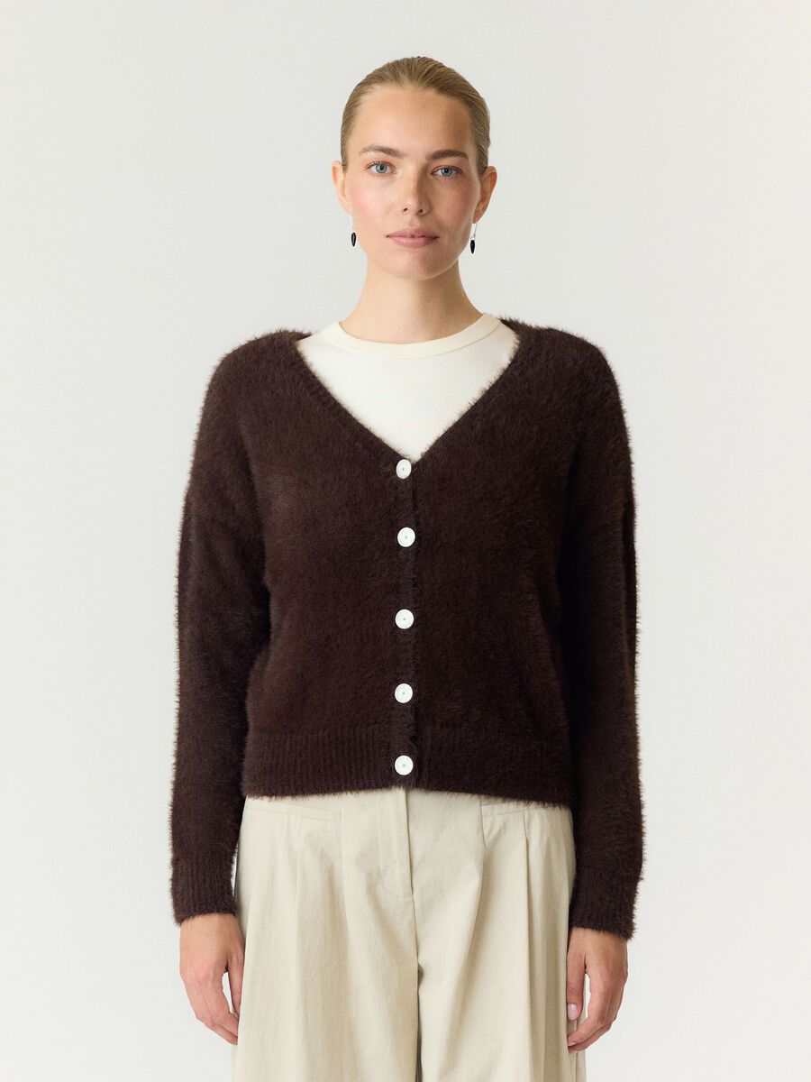 Product tile image YASMALLI  KNITTED CARDIGAN, Coffee Bean 26040798_CoffeeBean