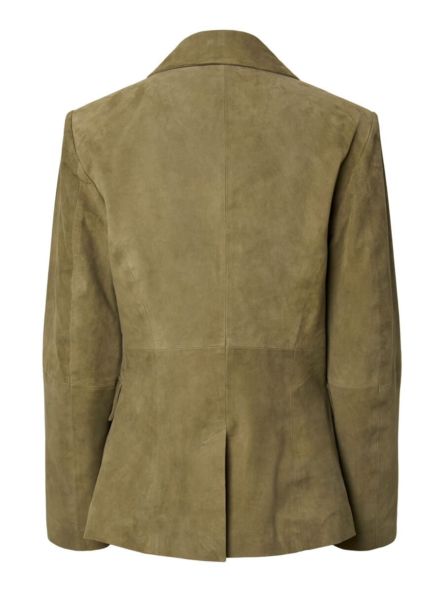 Carousel image - YASENA SUEDE LEATHER  BLAZER, Aloe | 7