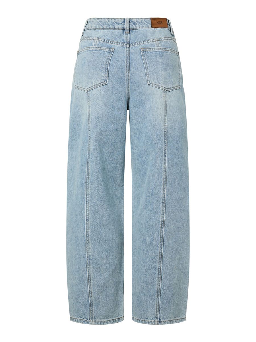 Carousel image 7 YASSKY HW BARREL JEANS, Light Blue Denim
