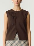 Product image thumbnail 3 YASTORIL GILET TOP, Coffee Bean