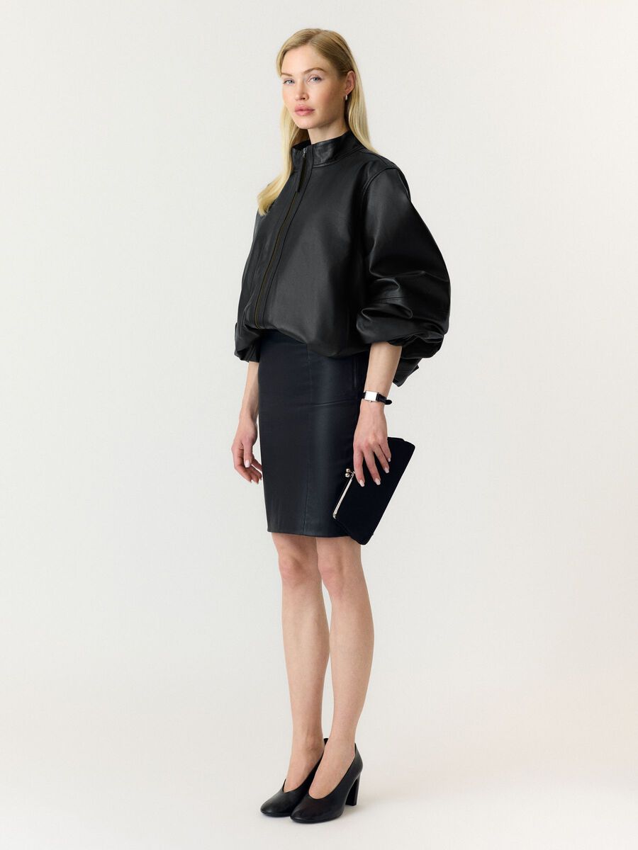 Carousel image - YASISABEL LEATHER JACKET, Black | 5