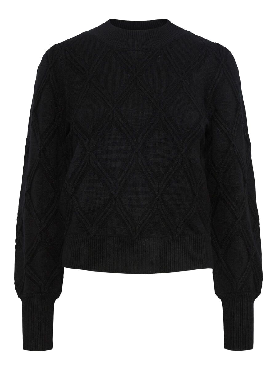 Carousel image - YASYVA KNITTED PULLOVER, Black | 6
