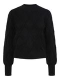 Product image thumbnail - YASYVA KNITTED PULLOVER, Black | 6