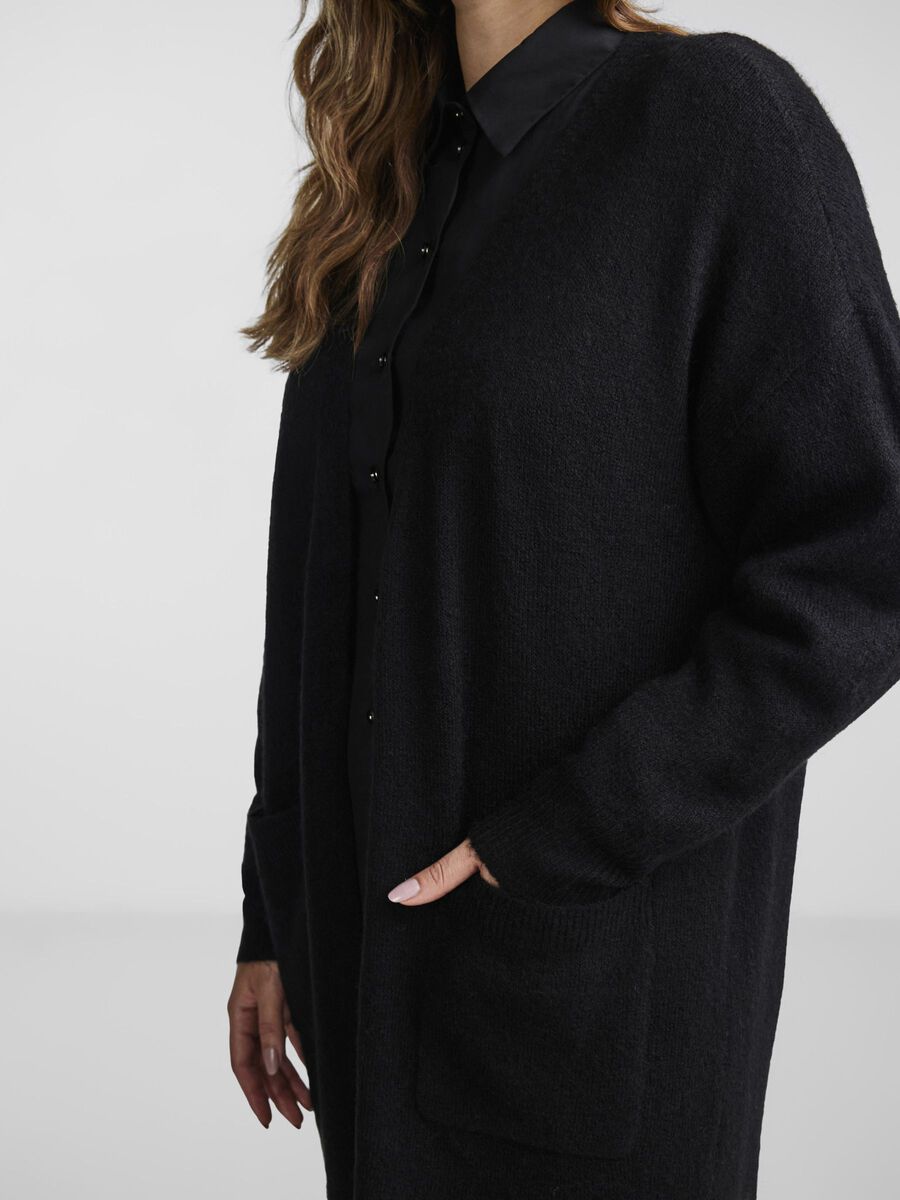 Carousel image - YASBALIS KNITTED CARDIGAN, Black | 3