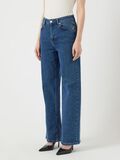 Product image thumbnail - YASROSIE HW STRAIGHT FIT JEANS, Medium Blue Denim | 1