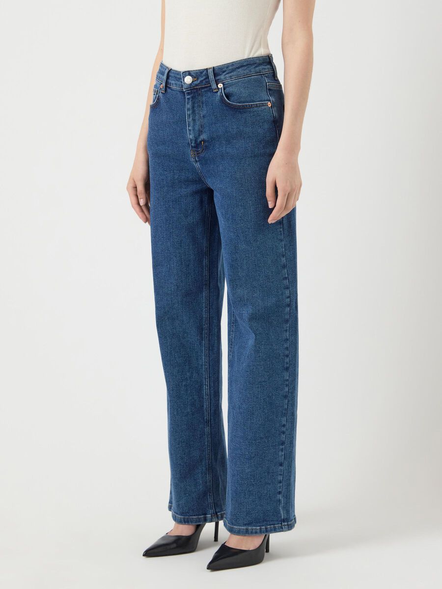 Carousel image - YASROSIE - TH JEAN DROIT, Medium Blue Denim | 1