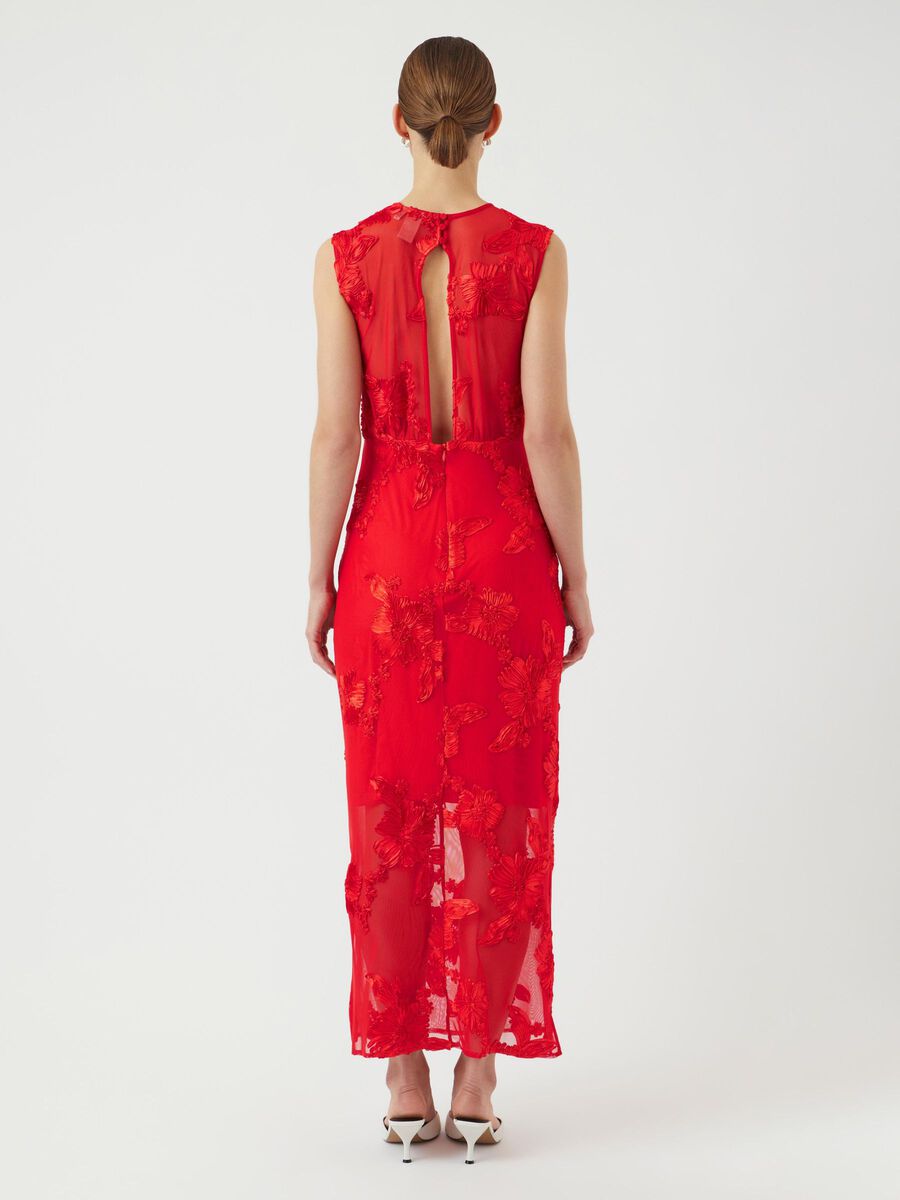 YAS YASFLOREE LONG DRESS, Cherry Tomato, highres - 26037067_CherryTomato_004.jpg