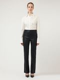 Product image thumbnail - YASZELLU LEATHER TROUSERS, Black | 4
