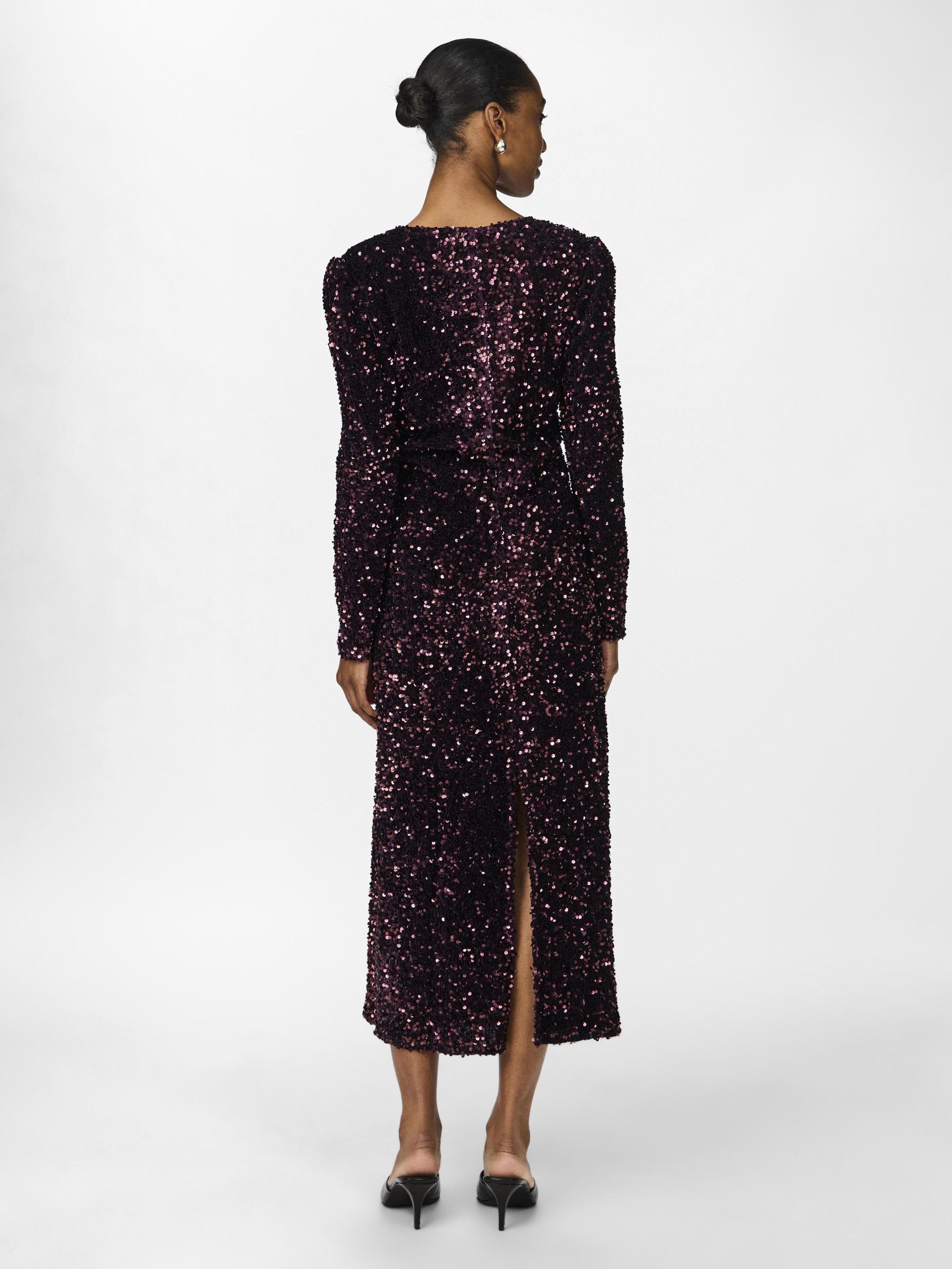 Yas sequin dress discount