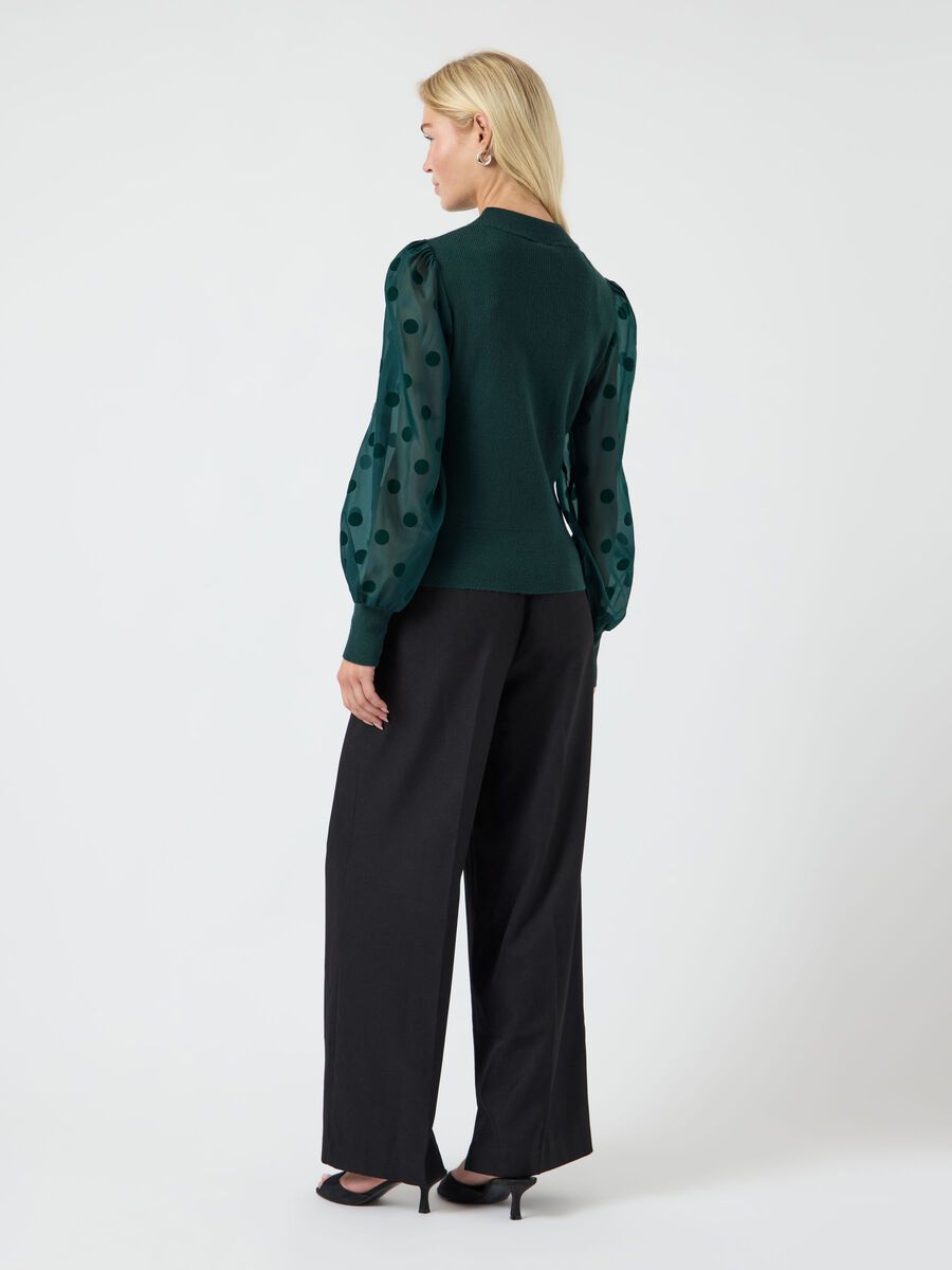 Carousel image - YASDOTME BALLOON SLEEVE TOP, Ponderosa Pine | 2