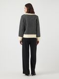 Product image thumbnail - YASLIVIA V-NECK KNITTED PULLOVER, Black | 2