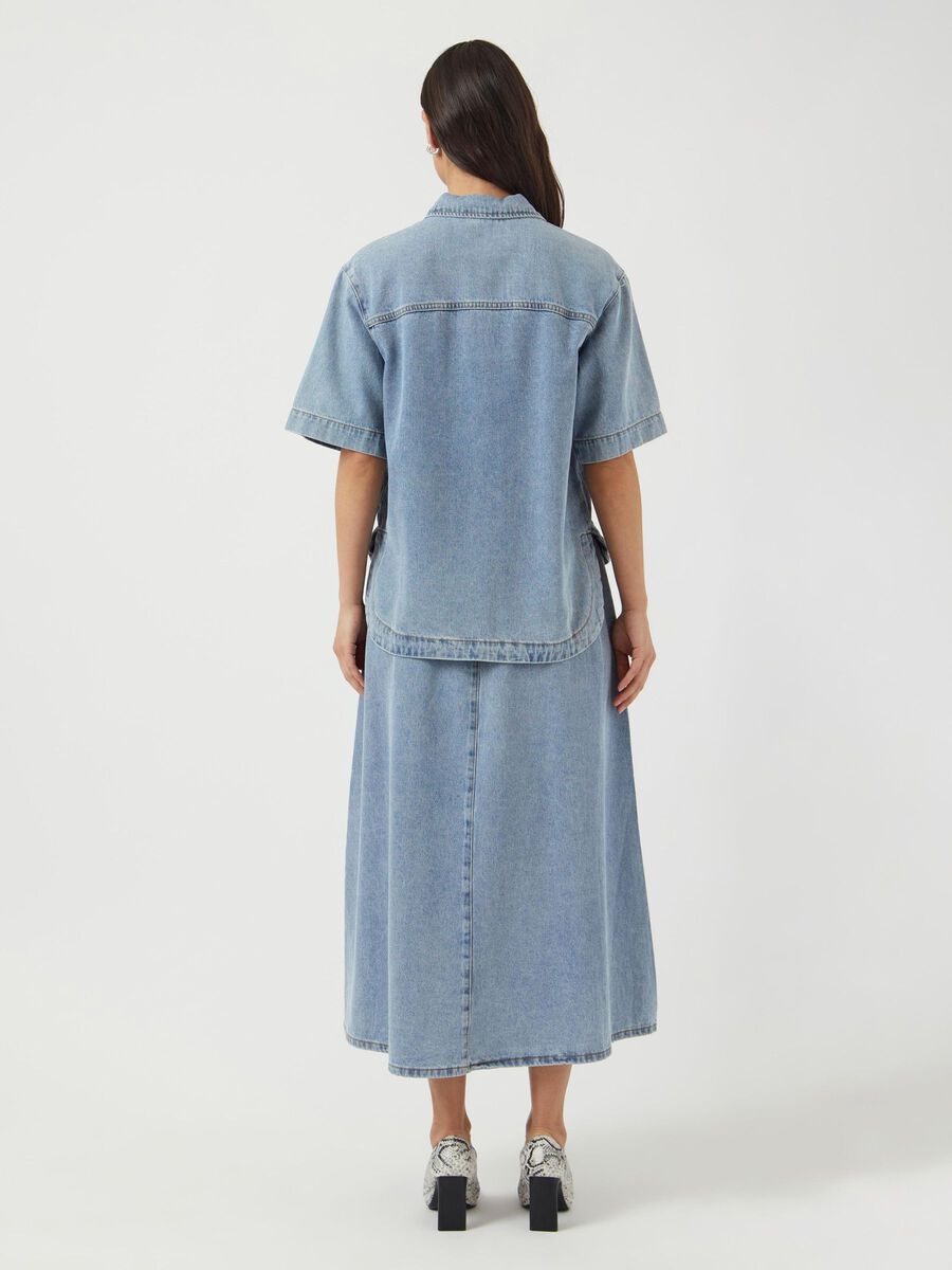 YAS YASCOTMA DENIMSKJORTE, Light Blue Denim, highres - 26038796_LightBlueDenim_004.jpg