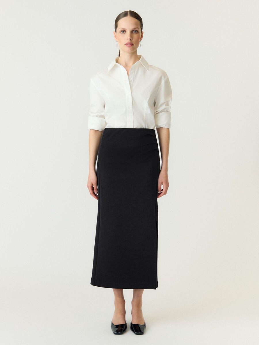 Product tile image - YASPINA HW  MAXI SKIRT, Black | 26041055_Black