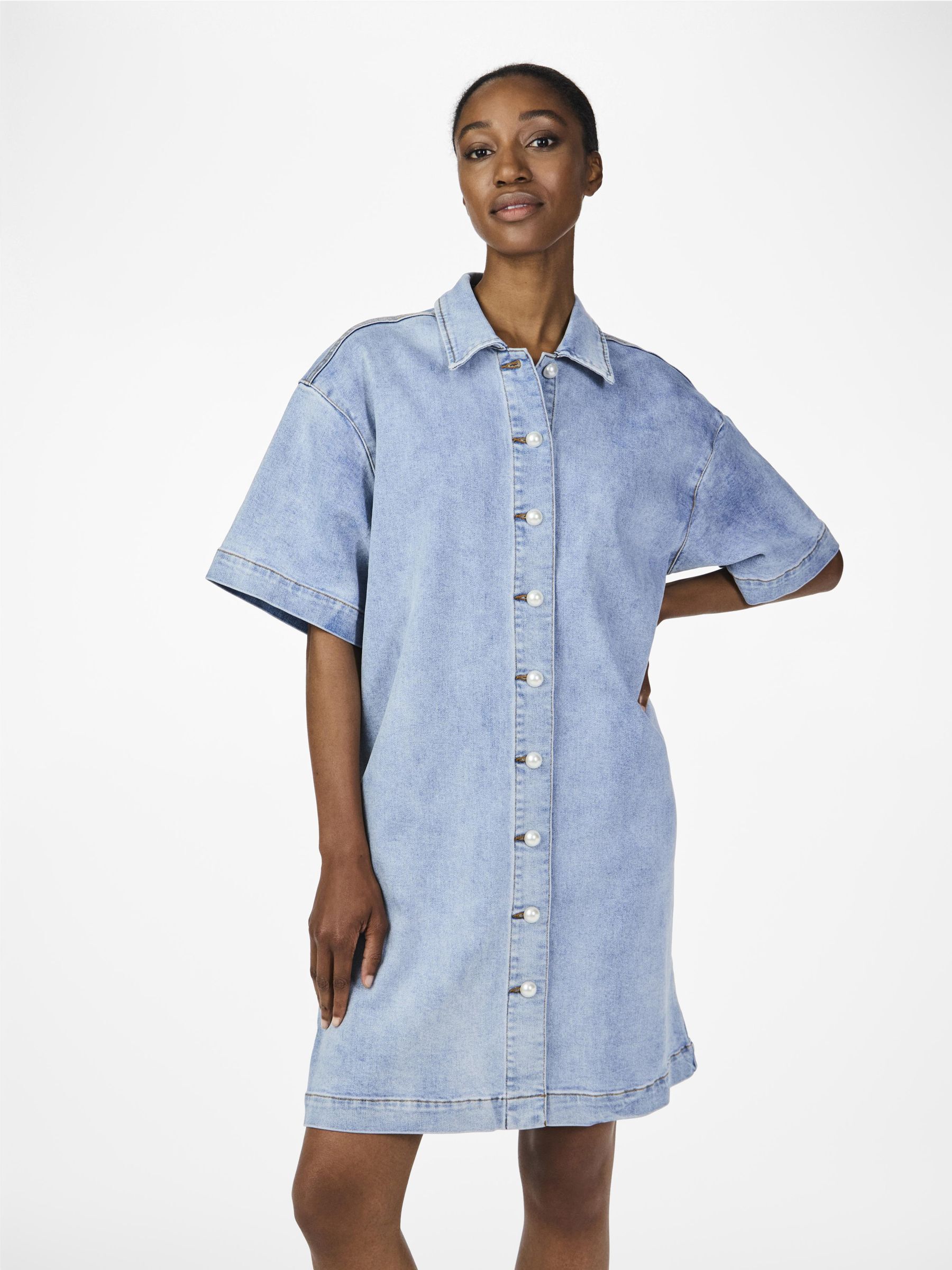 Light blue denim dress outlet