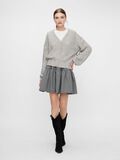 Y.A.S BALLONÄRMEL STRICKJACKE, Light Grey Melange, highres - 26019587_LightGreyMelange_005.jpg