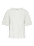 Product image thumbnail - YASLEX BRODERIE ANGLAIS T-SHIRT, Star White | 5