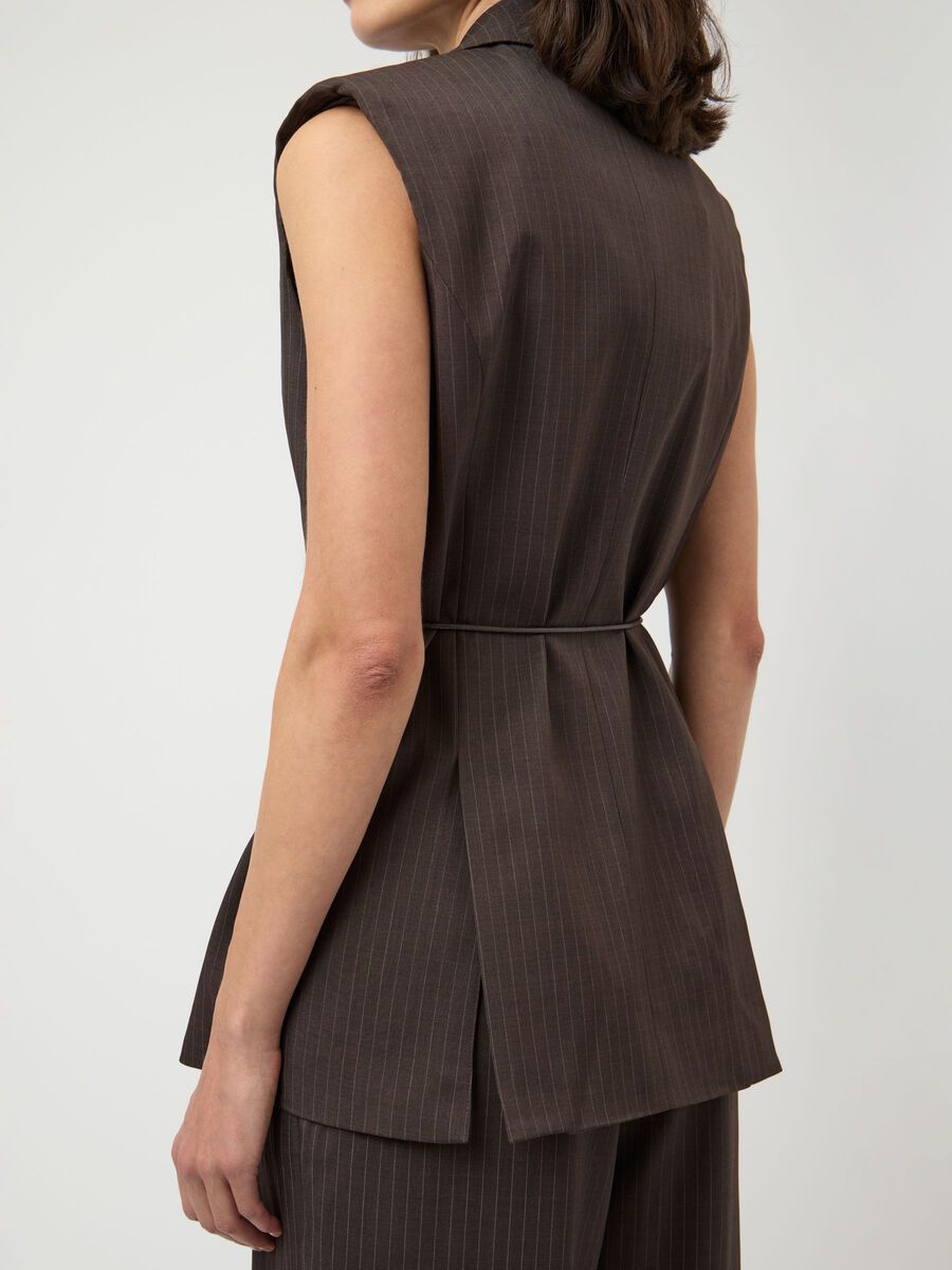 Carousel image - YASSHIMMA GILET, Chocolate Brown | 5