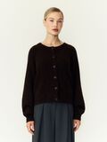 Product image thumbnail 1 YASJOHI WOOL BLEND KNITTED CARDIGAN, Coffee Bean
