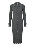 Product image thumbnail - YASMIQLO STRIKKET KJOLE, Dark Grey Melange | 6