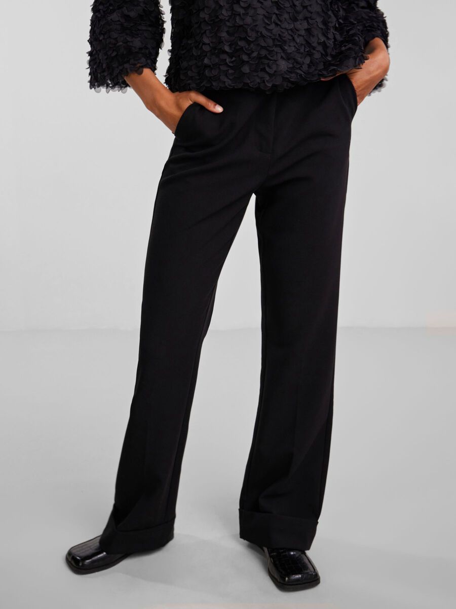Y.A.S YASFUMA TROUSERS, Black, highres - 26025798_Black_003.jpg