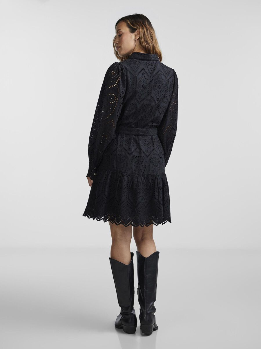 YAS YASHOLI MINI DRESS, Black, highres - 26030709_Black_004.jpg